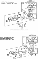 Carburetor Assemblies Diagram and Parts List for 422432-0683-02  Briggs and Stratton Engine